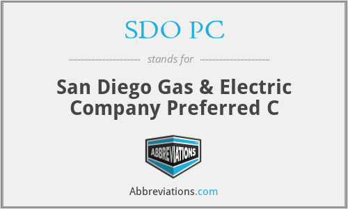 SDO PC - San Diego Gas & Electric Company Preferred C